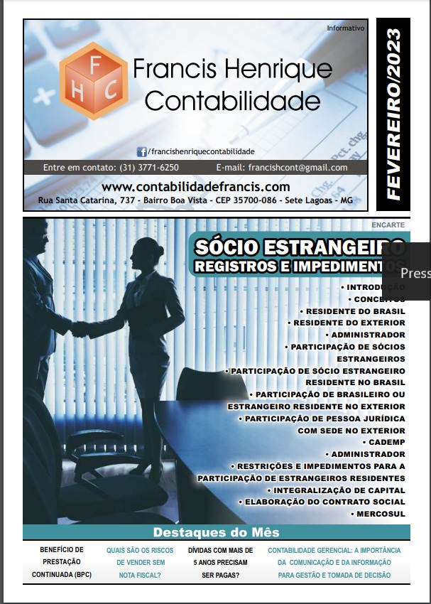 INFORMATIVO FEVEREIRO 2023